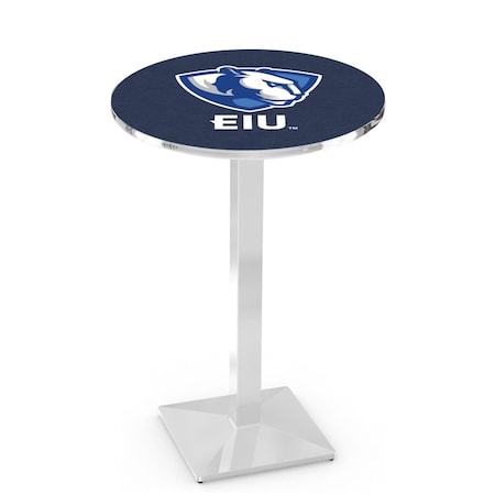 Holland Bar Stool Co 36" Chrome Eastern Illinois Pub Table L217C3628EastIL